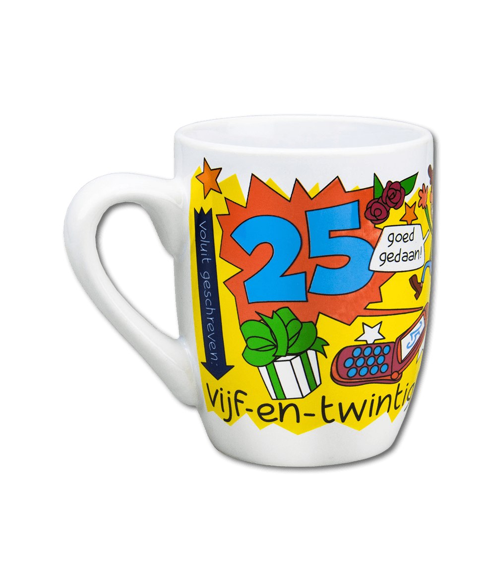 Mok 25 Jaar 12cm