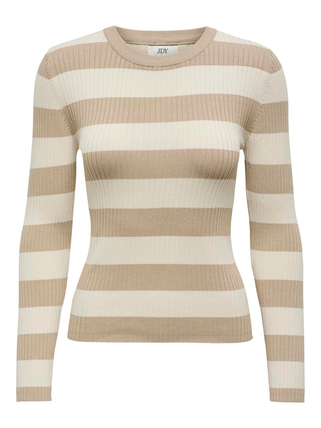 JDYPLUM Strickpullover Humus