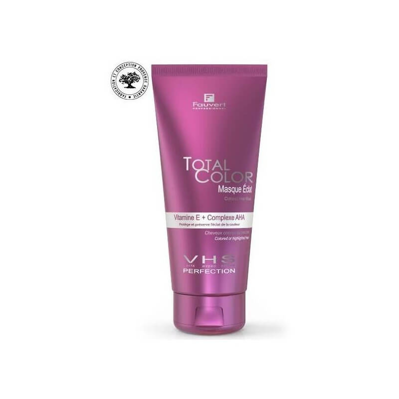 Pack cheveux colorés avec lait sans rinçage Eclat Total Color Fauvert Professionnel
