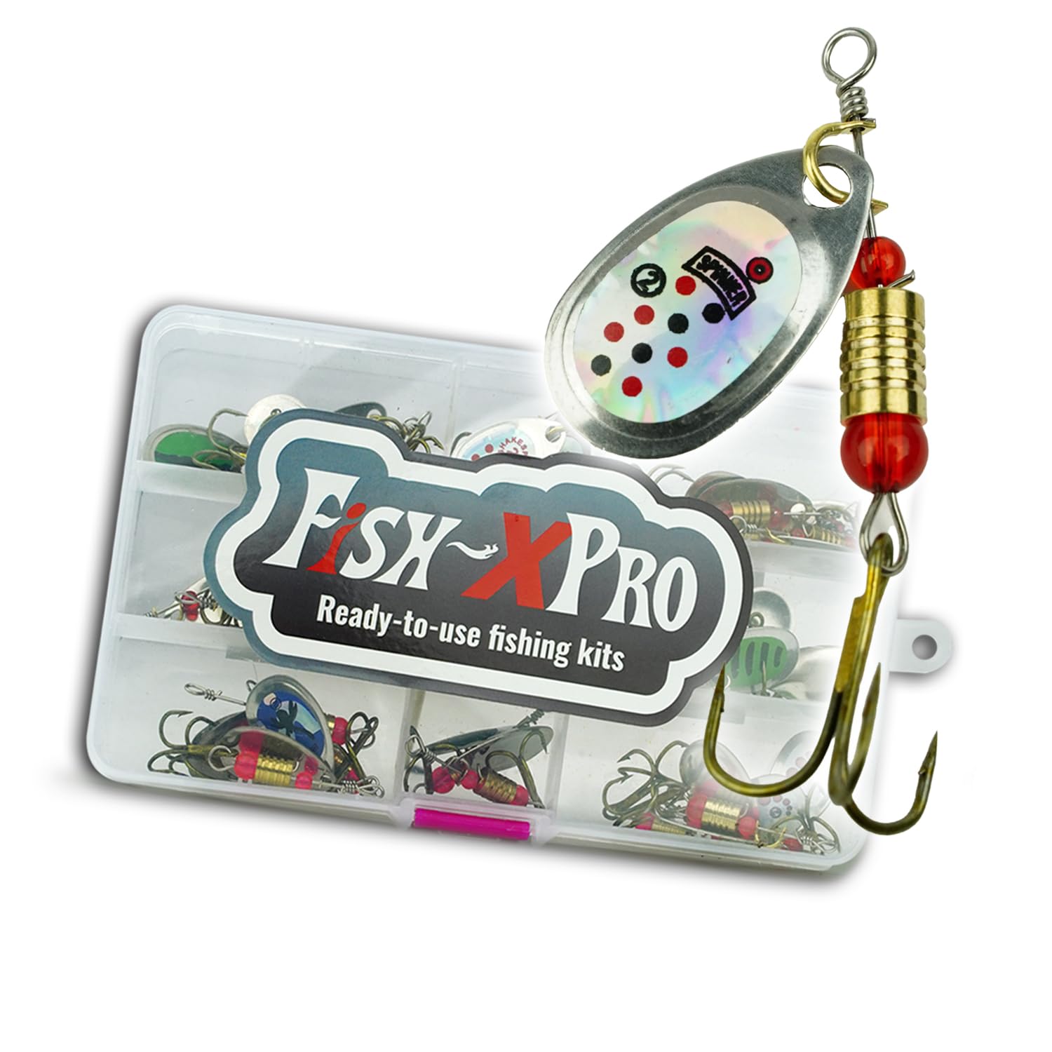 Fish-Xpro spinner set - 31 delig