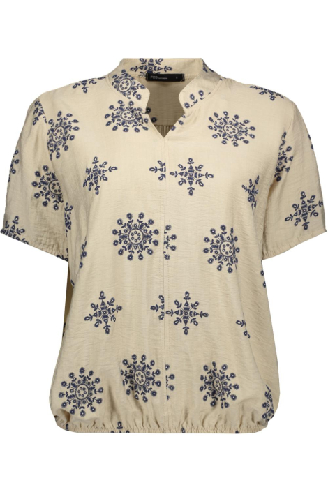 FOS Amsterdam beige dames blouse