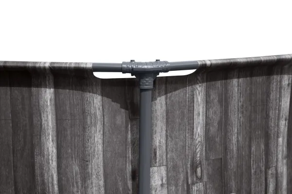 Bestway 5614X, 9150 L, Indrammet pool, Voksen & barn, Stige, Træ, 34,5 kg