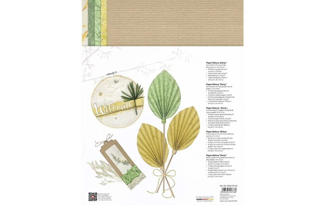Papier-Set Natur DaisyBatselpapier