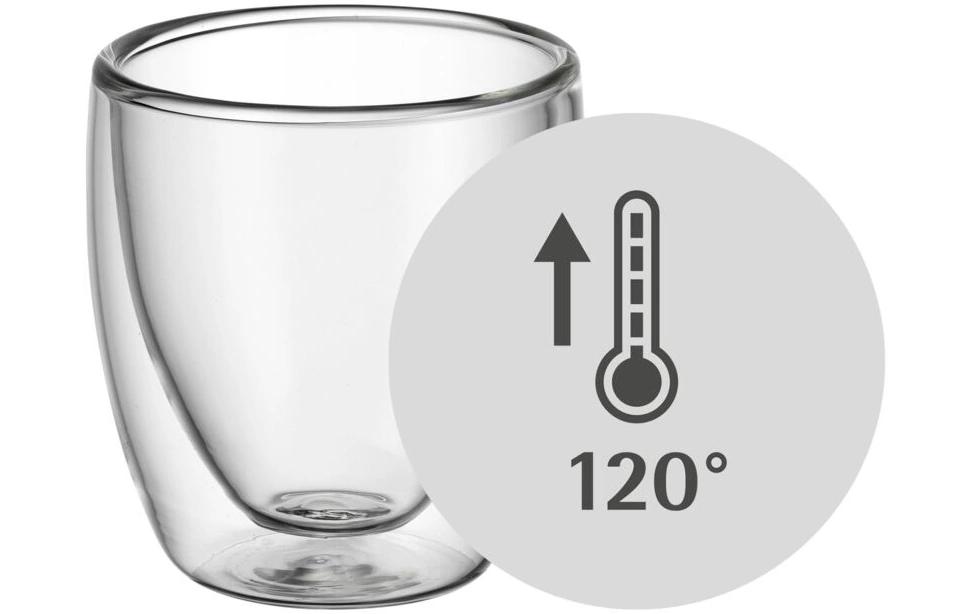 Espressotasse Kult 200 ml, 2 Stück, TransparentThermogläser-Set