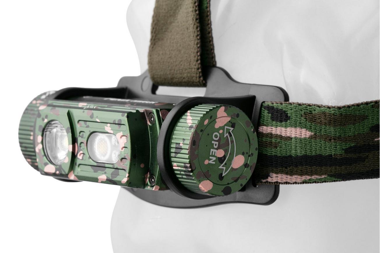 Fenix HM60R Camo oplaadbare hoofdlamp, 1200 lumen