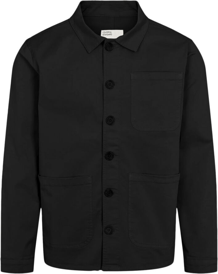 Colorful Standard Organic Workwear Jacket Deep black
