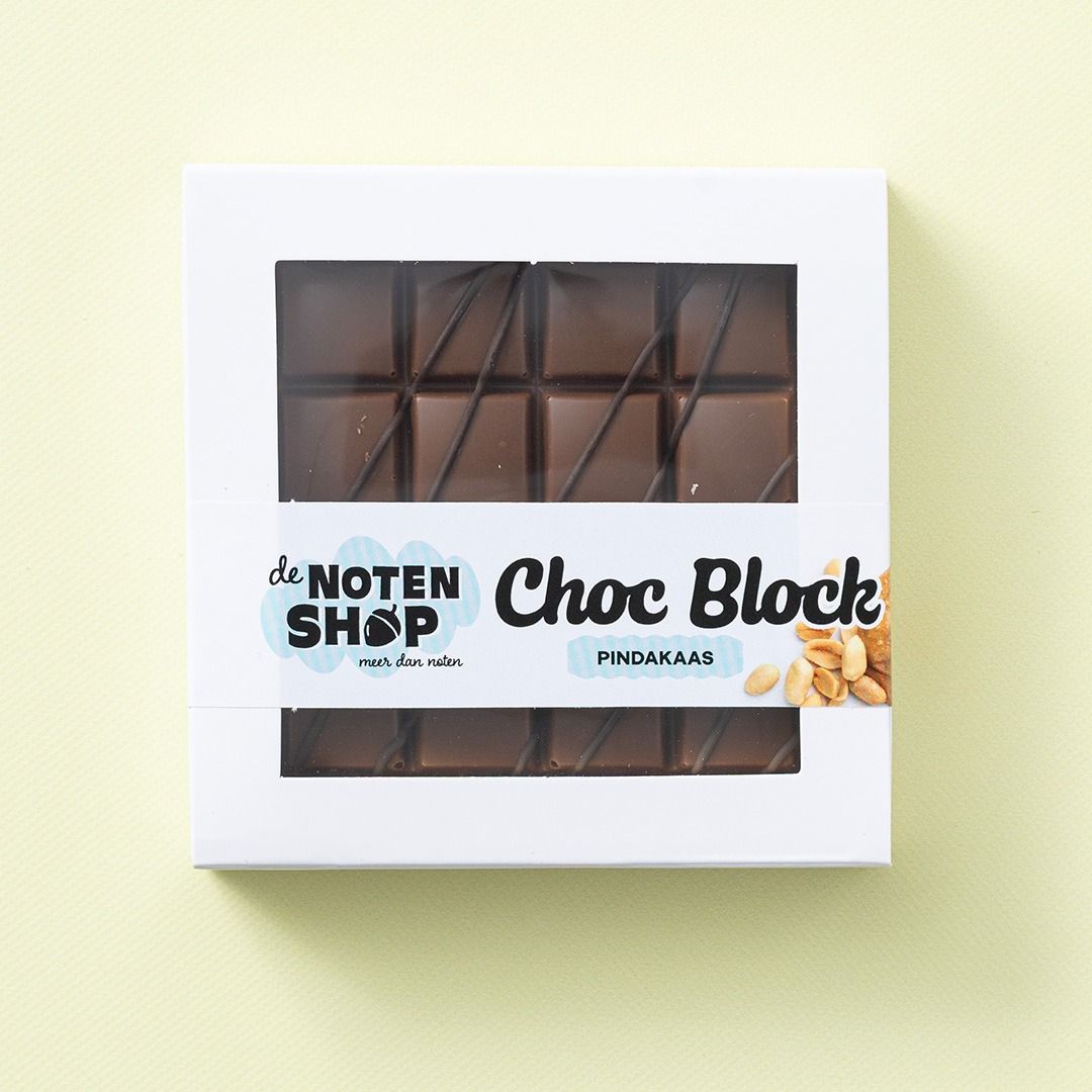 Choc block pindakaas (100 gram)