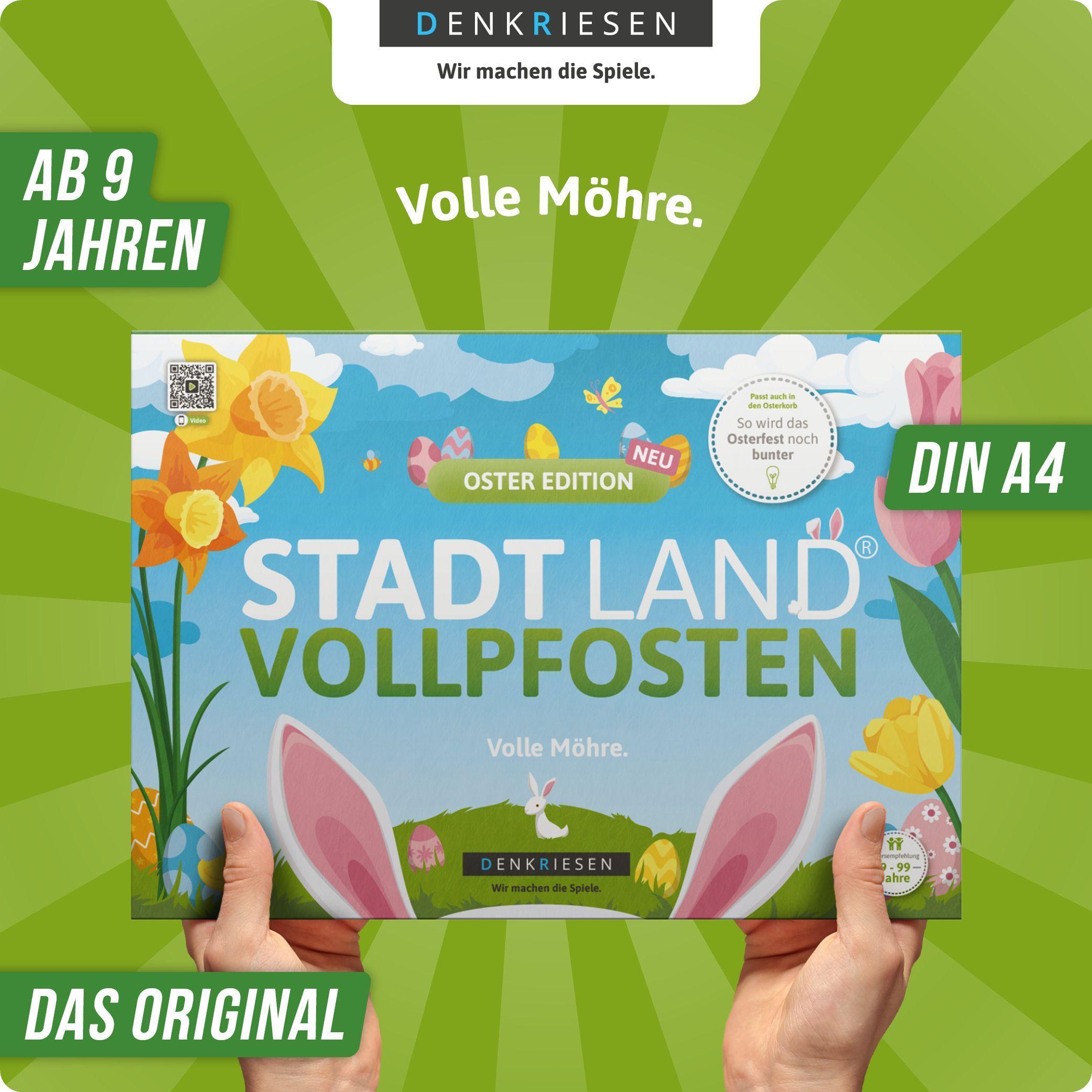 Denkriesen - Stadt Land Vollpfosten® - Oster Edition - 