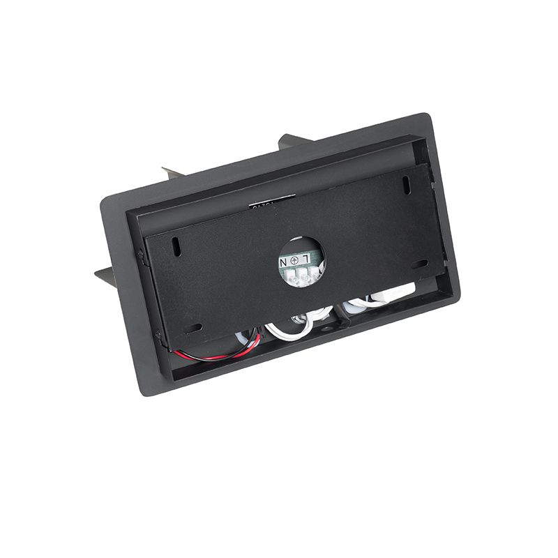 Moderne wandlamp zwart incl. LED met USB - Thijs