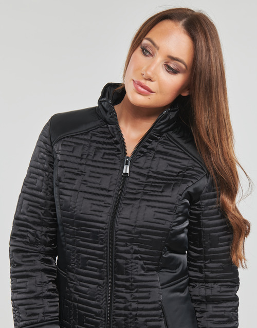 Guess - MARINE LONG JACKET Negro