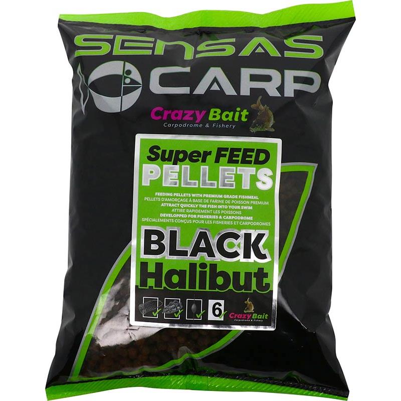 Pellet D'amorcage Sensas Crazy Bait Super Feed Pellets