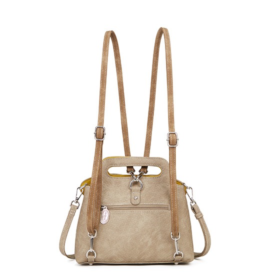 Hi-Di-Hi Madame Butterfly Hand/ Shoulder/ Bagpack Beige/ Beige