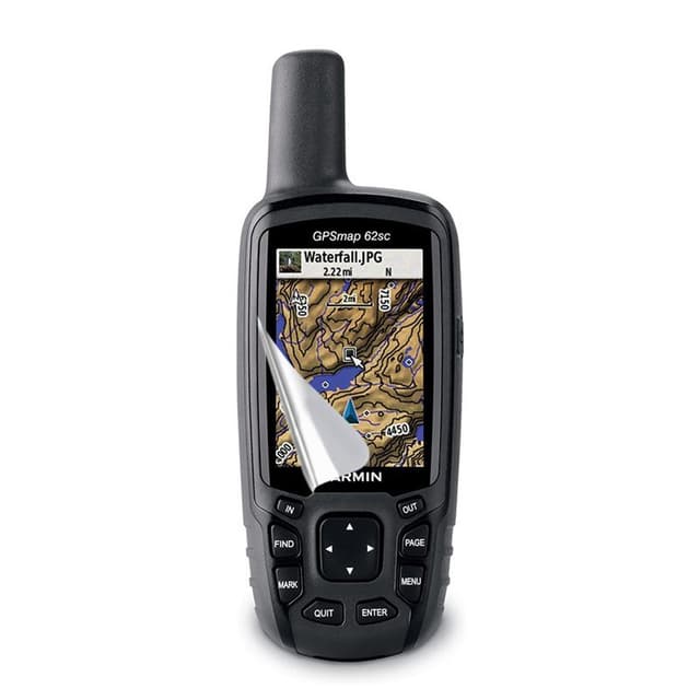 2-Pak Skærmbeskytter PET film Garmin GPSMAP 62sc