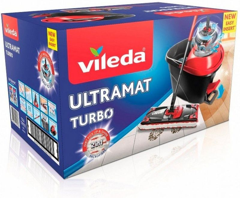 Vileda Ultramax Turbo Dweilsysteem met Emmer en Mop