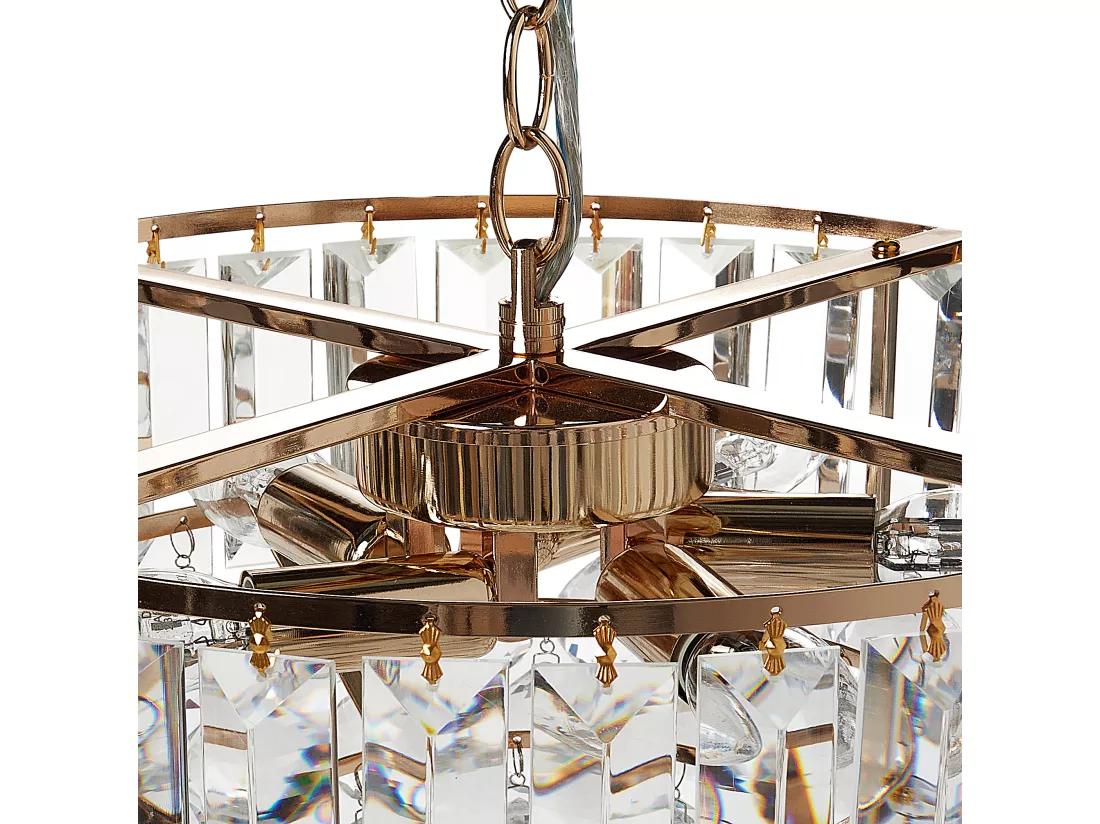 Lustre ACHEIRO L Cristal Doré