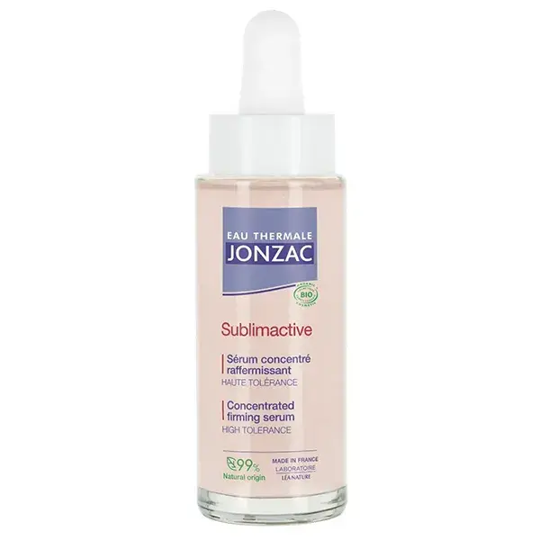 Sérum concentrado firmador orgânico sublimativo de água termal Jonzac 30ml