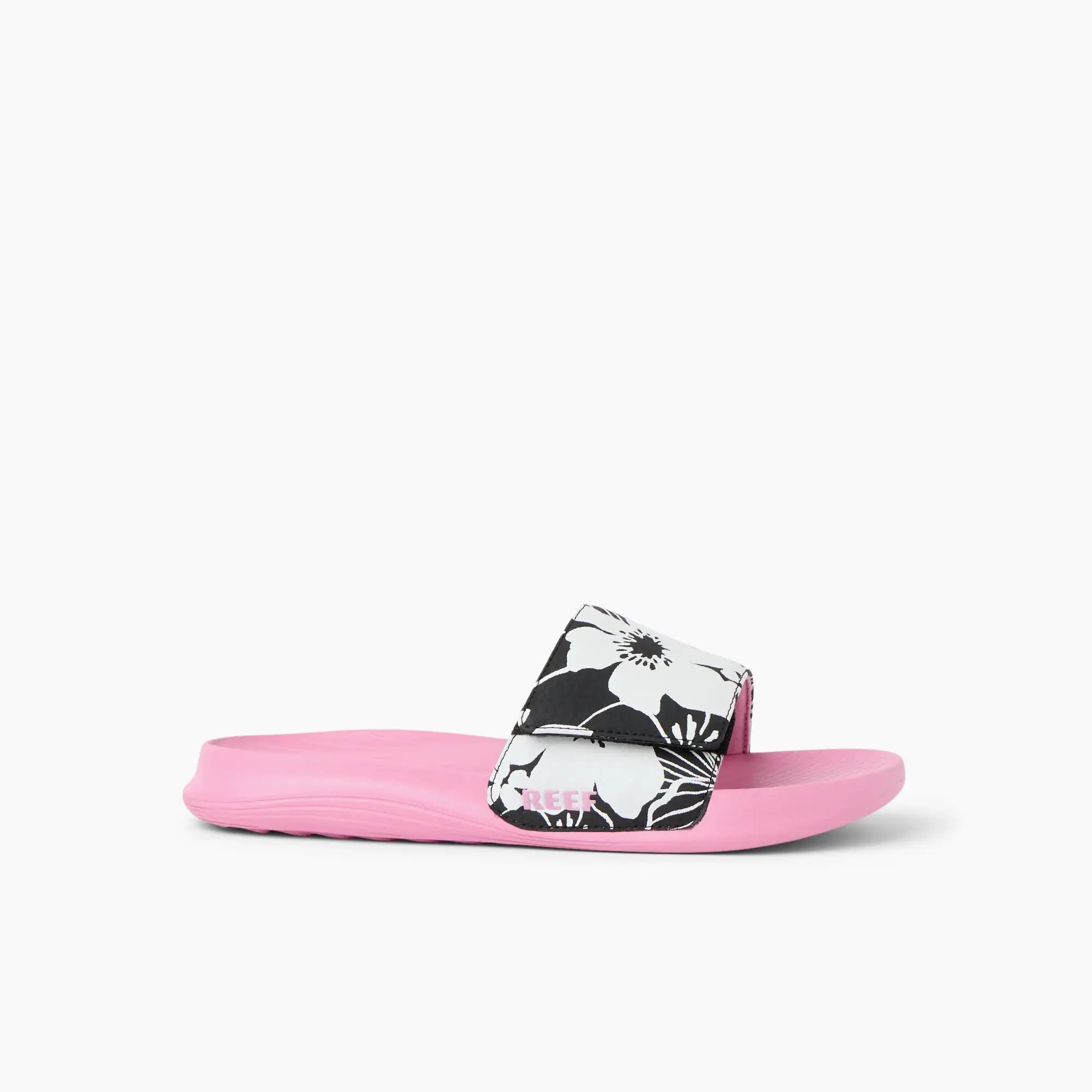 Kids Salty Slide Black Pink