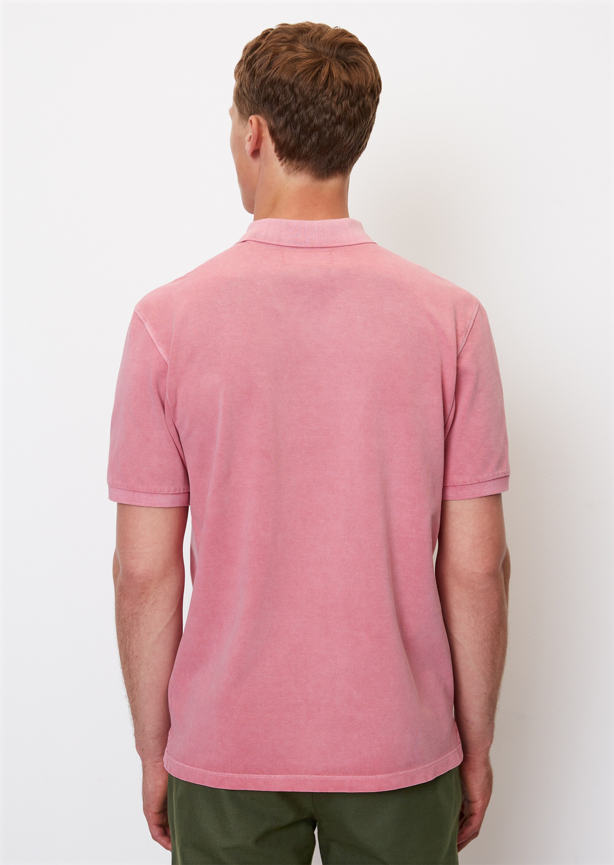 Kurzarm-Poloshirt Piqué regular aus Bio-Baumwolle