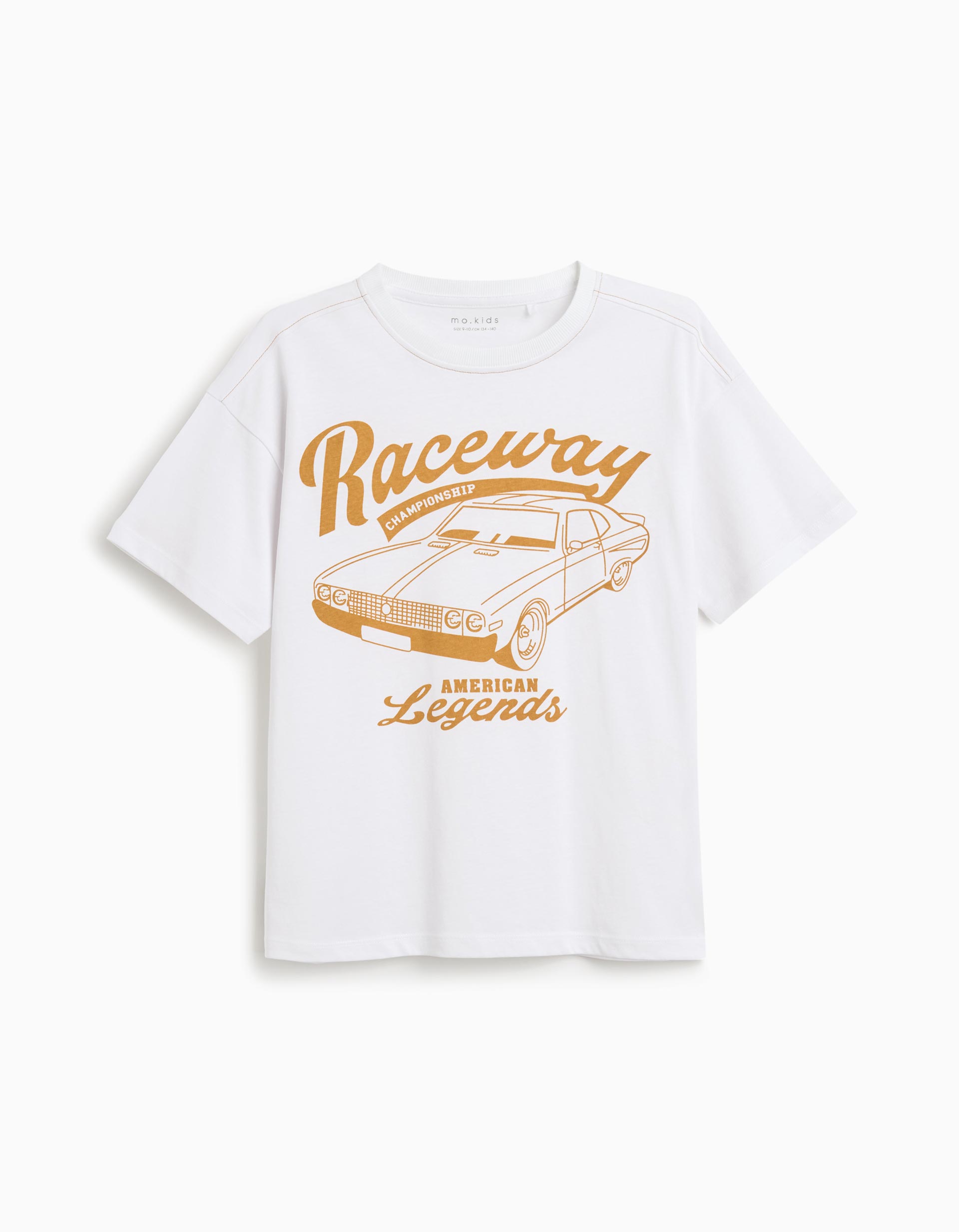 T-shirt Print, Menino, Branco