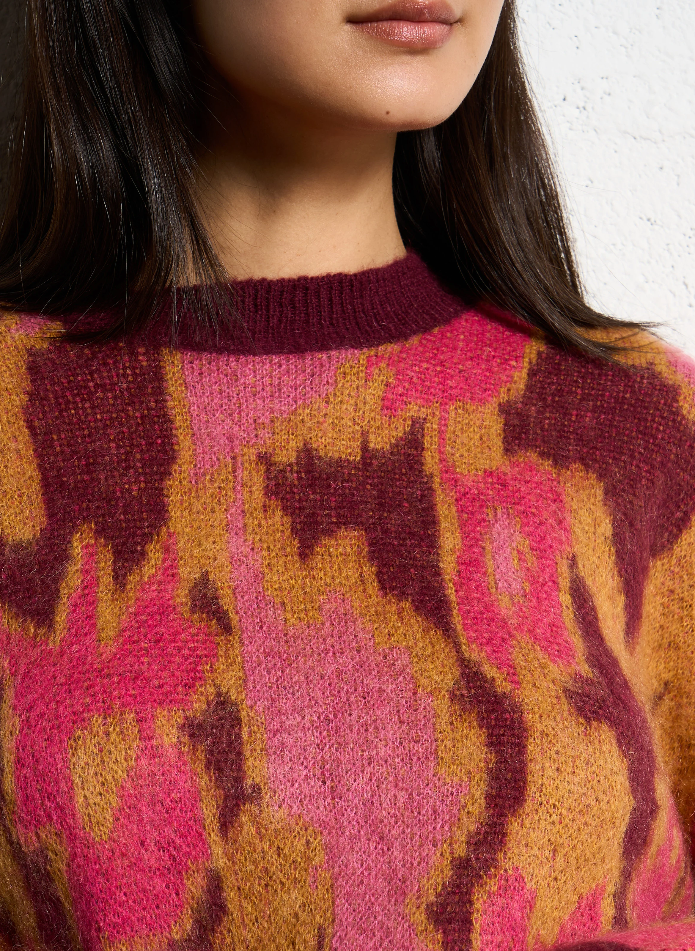MUSCA - Pull droit en maille | Violet