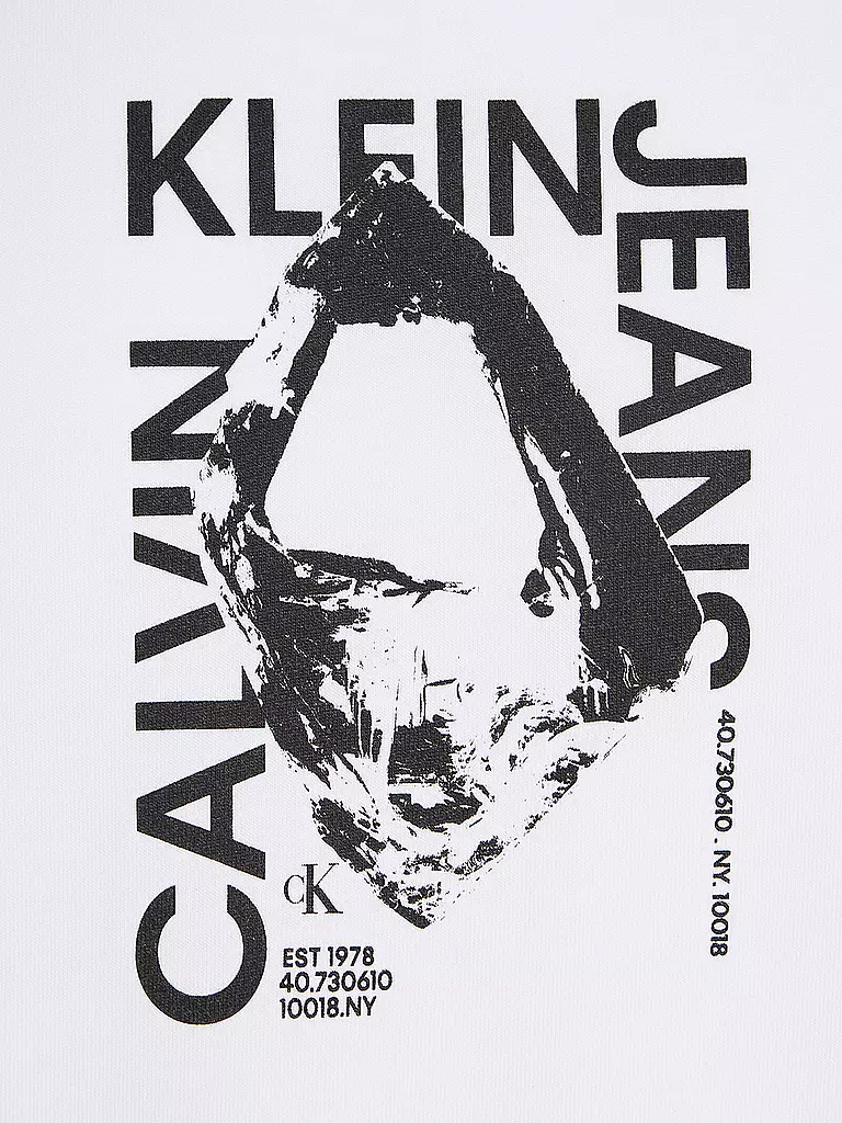 CALVIN KLEIN JEANS T-Shirt weiss