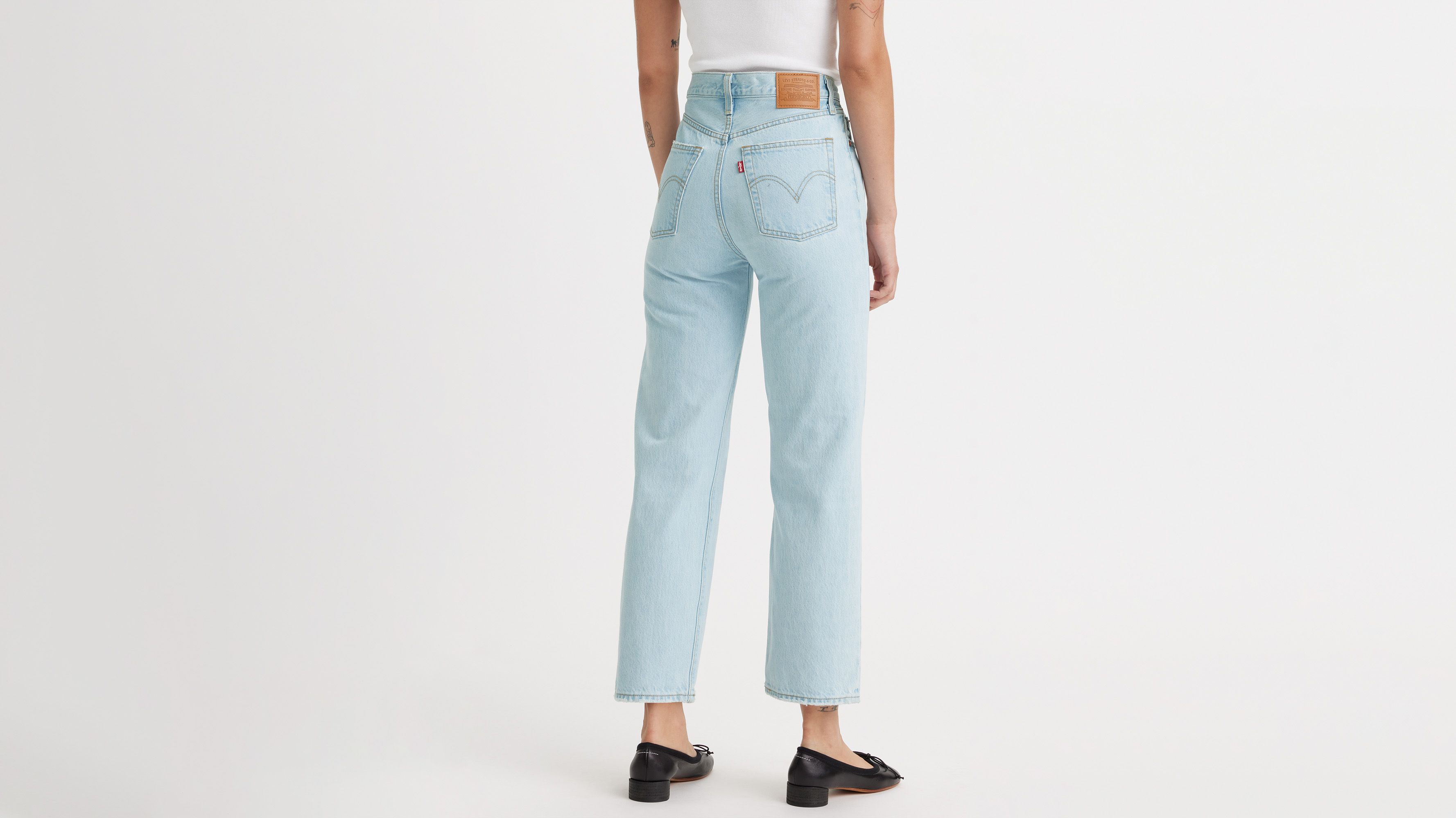 Jean droit Ribcage cheville - Ojai Shore - Bleu
