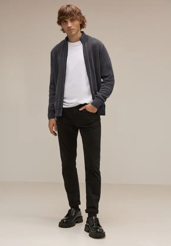 Softe Strickjacke - Black