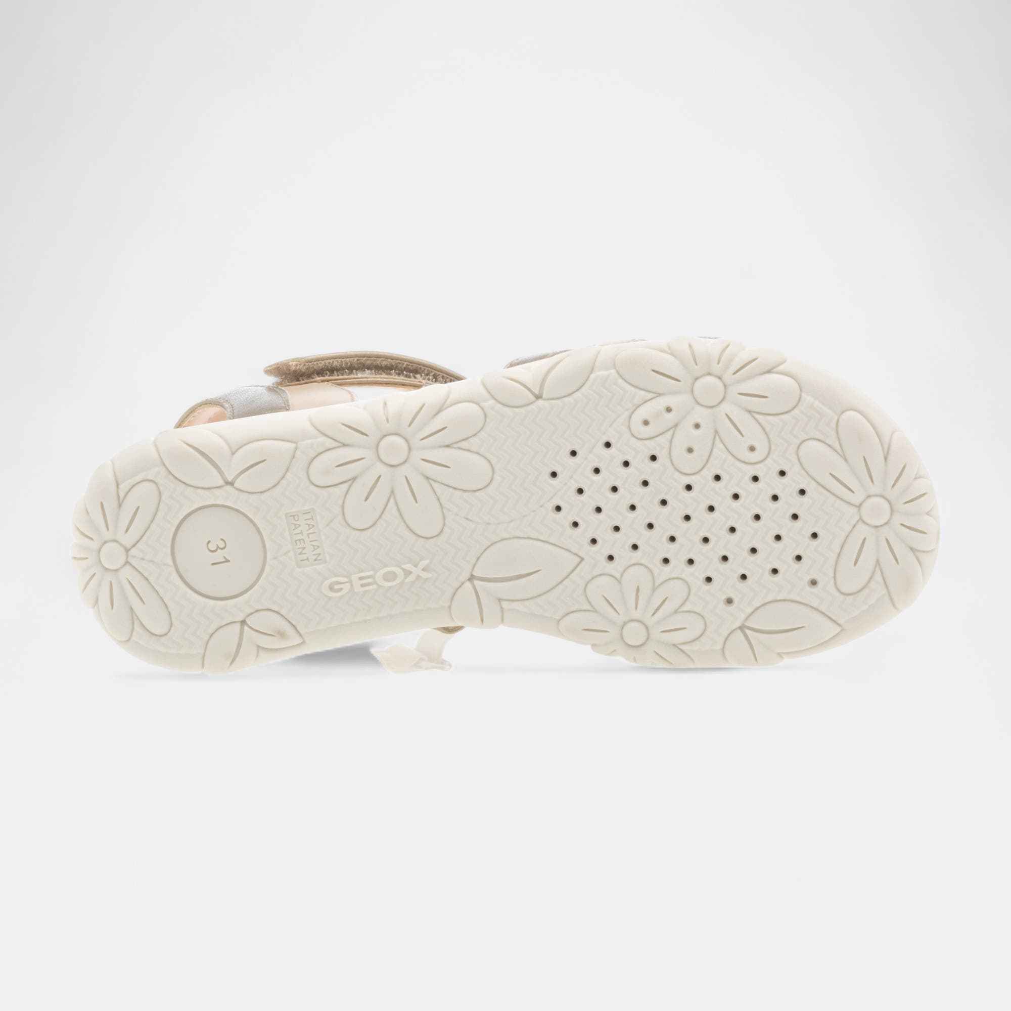 Nu-pieds Fille or