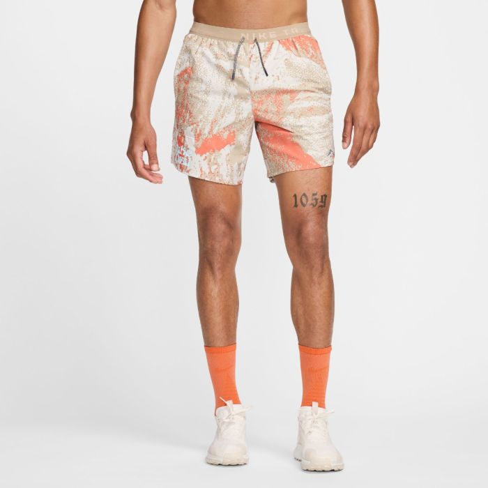 Nike Herre Shorts Dri-FIT Trail Stride MB 7 Inch Shorts Brun