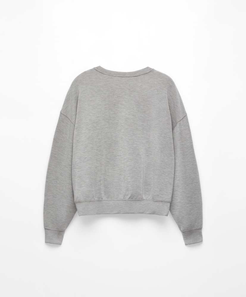 Moletom cropped de modal