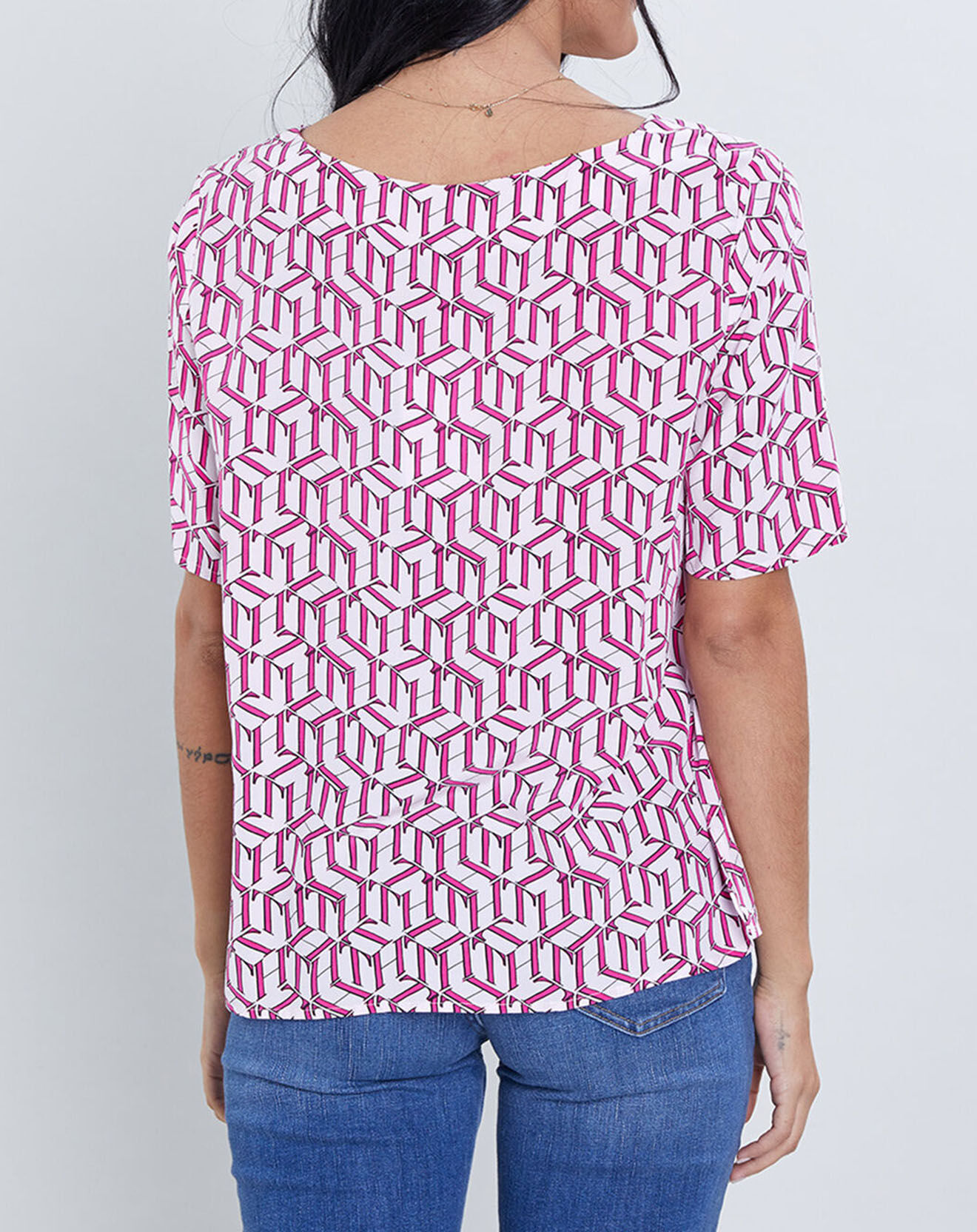 Tommy Hilfiger Top imprimé rose