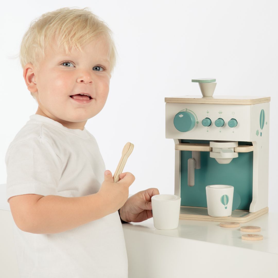 Label label espresso machine green - 10-delig