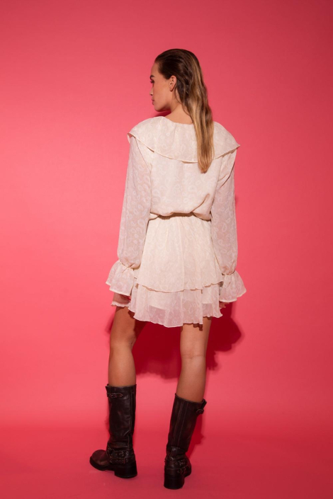 Studio Amaya beige dames blouse