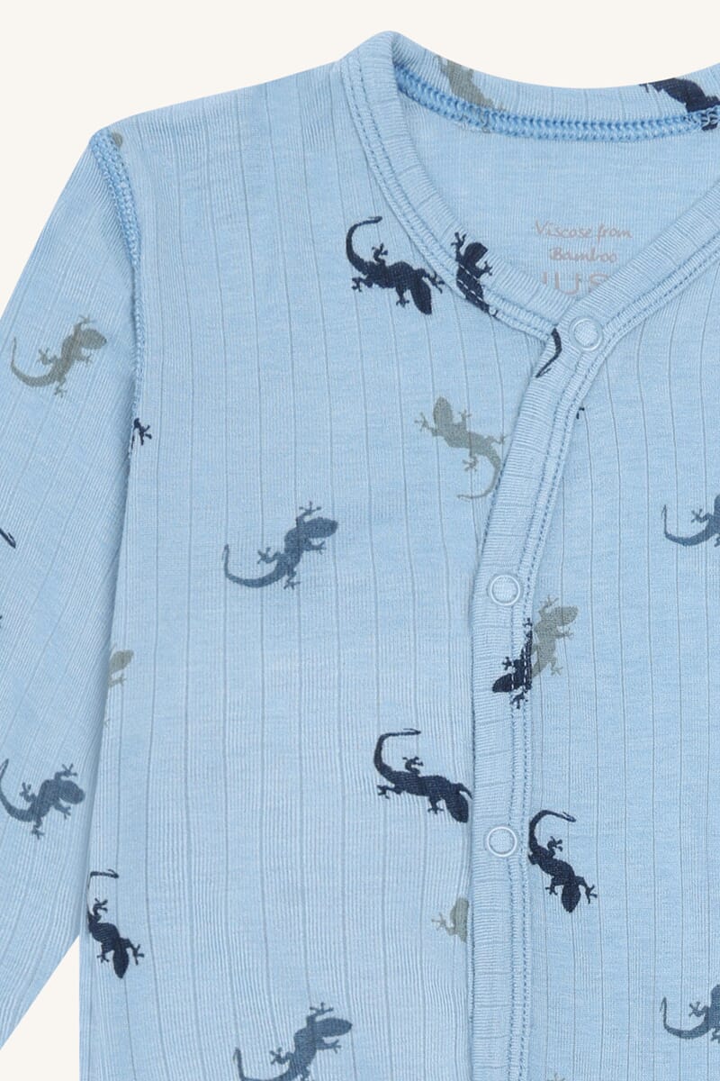 Mulle Heldrakt Lizards light blue - Hust & Claire - Rumpetroll