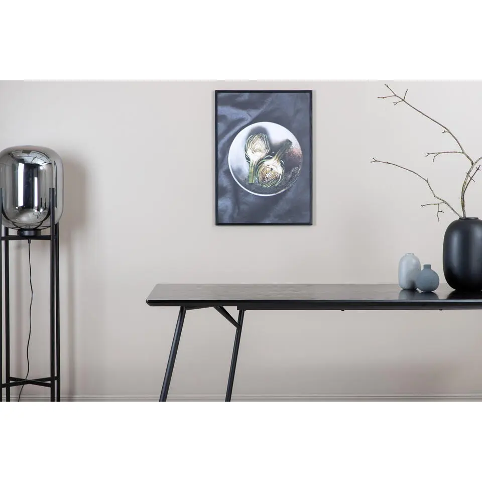 Eettafel Zwart Hout - 190x90x75cm - Petra
