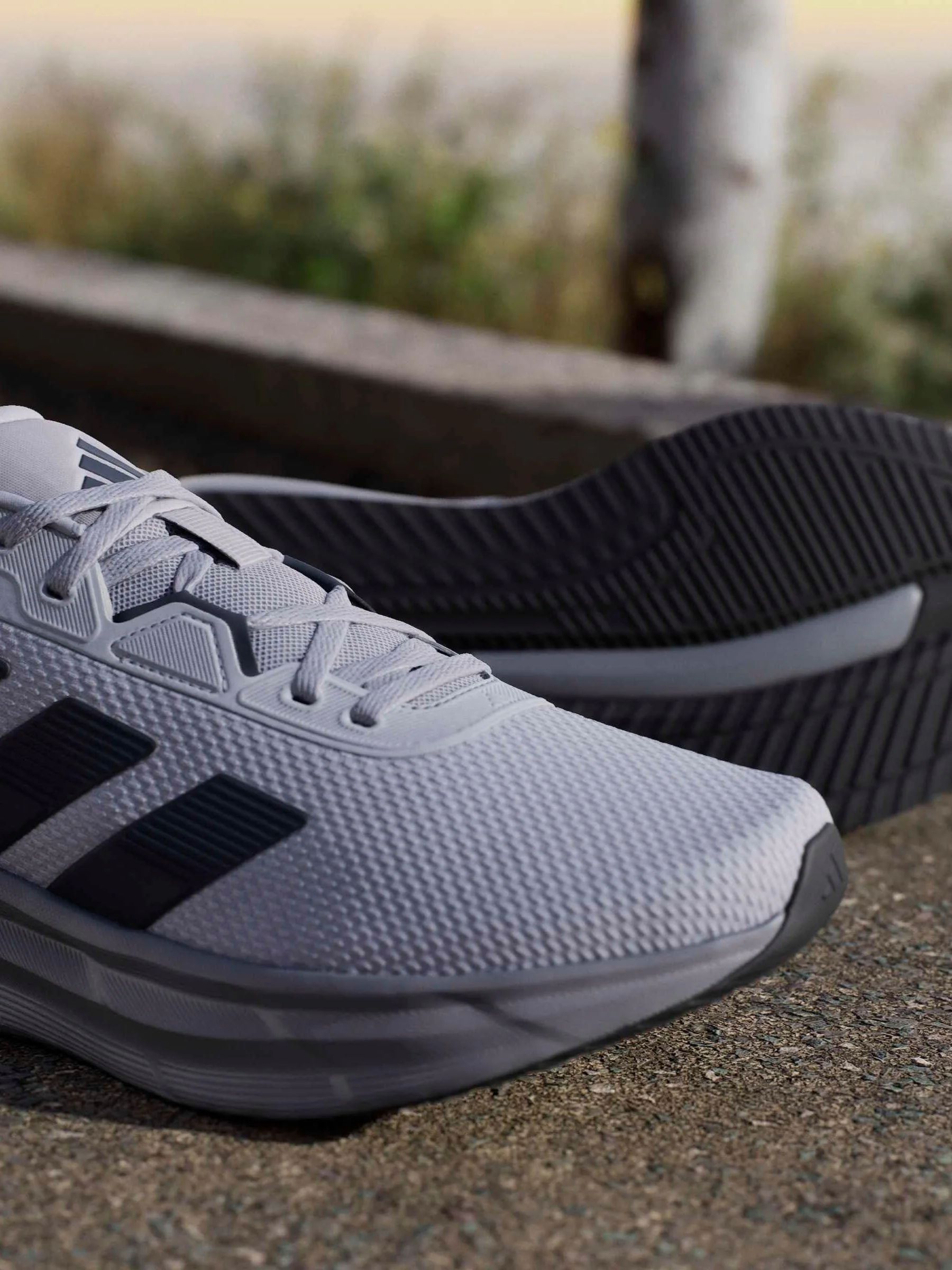 Grijs chroom - adidas Galaxy 7 hardloopschoenen