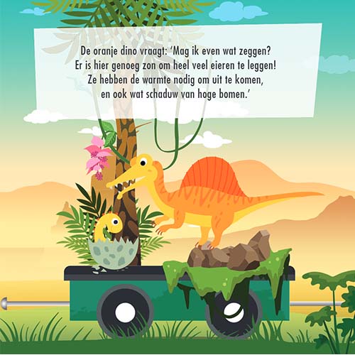Lantaarn publishers rijmpjesboek en puzzeltrein dino's