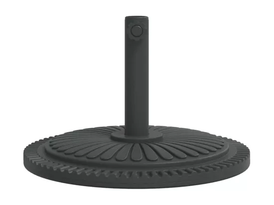 Base de parasol pour mats ?38 / 48 mm 12 kg rond
