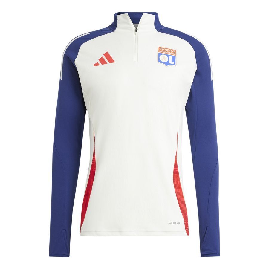 Lyon Maillot d'Entraînement Tiro 24 - Blanc/Bleu Marine/Rouge