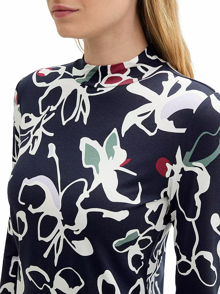 TOM TAILOR Langarmshirt dunkelblau
