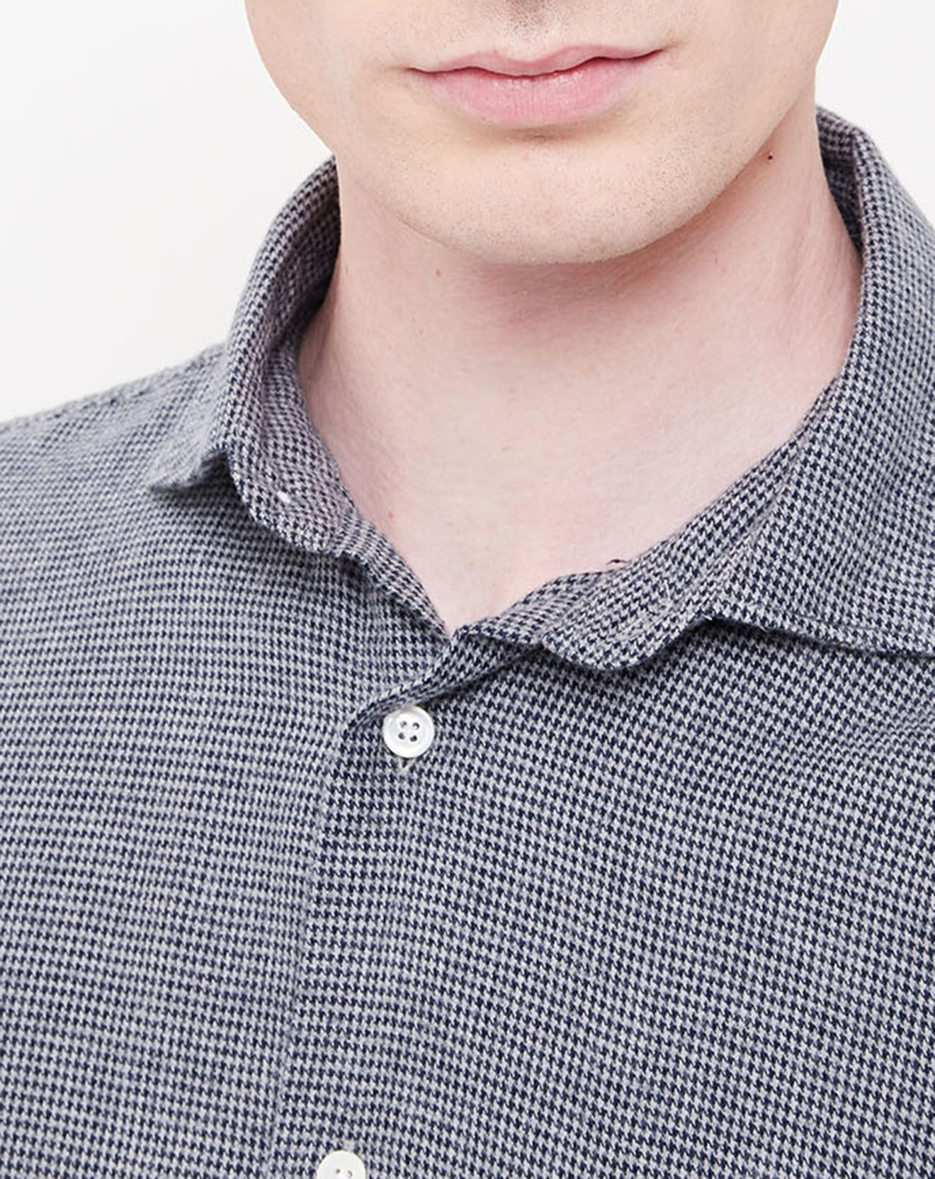 Hartford Chemise regular Penn quadrillée gris/noir