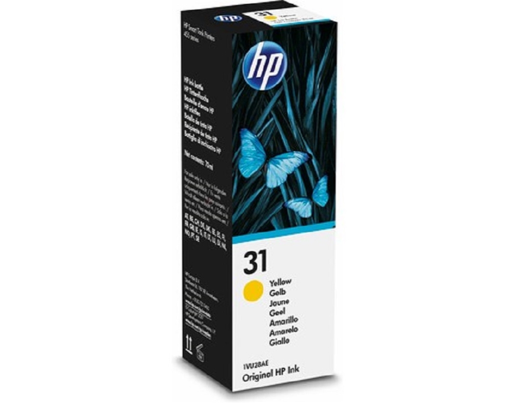 TINTEIRO ORIGINAL HP AMARELO 70ML 31
