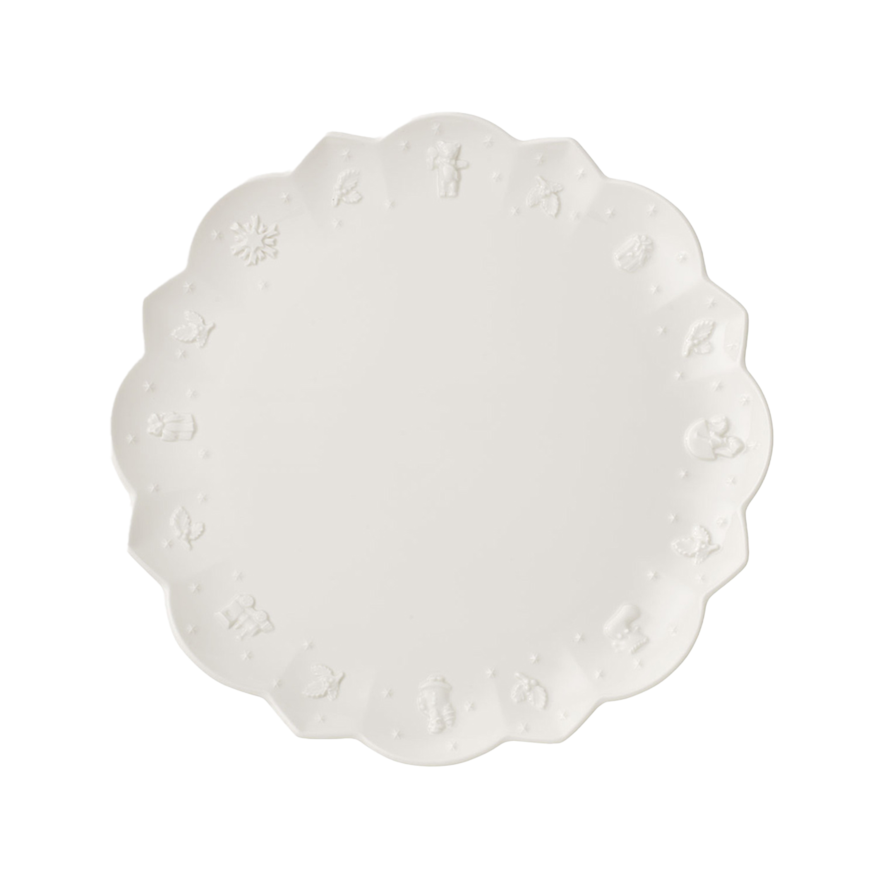 Toy's Delight Royal Classic Dinner plate White, 11.7'', Premium Porcelain