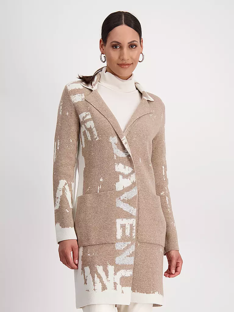 MONARI Strickjacke beige