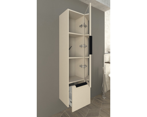 Urban hoge kast, geborsteld wit, 35 cm x 150 cm