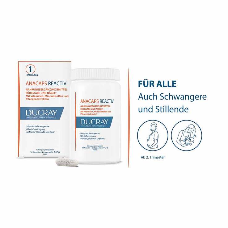 Ducray Anacaps Reactiv Kapseln, 30 St