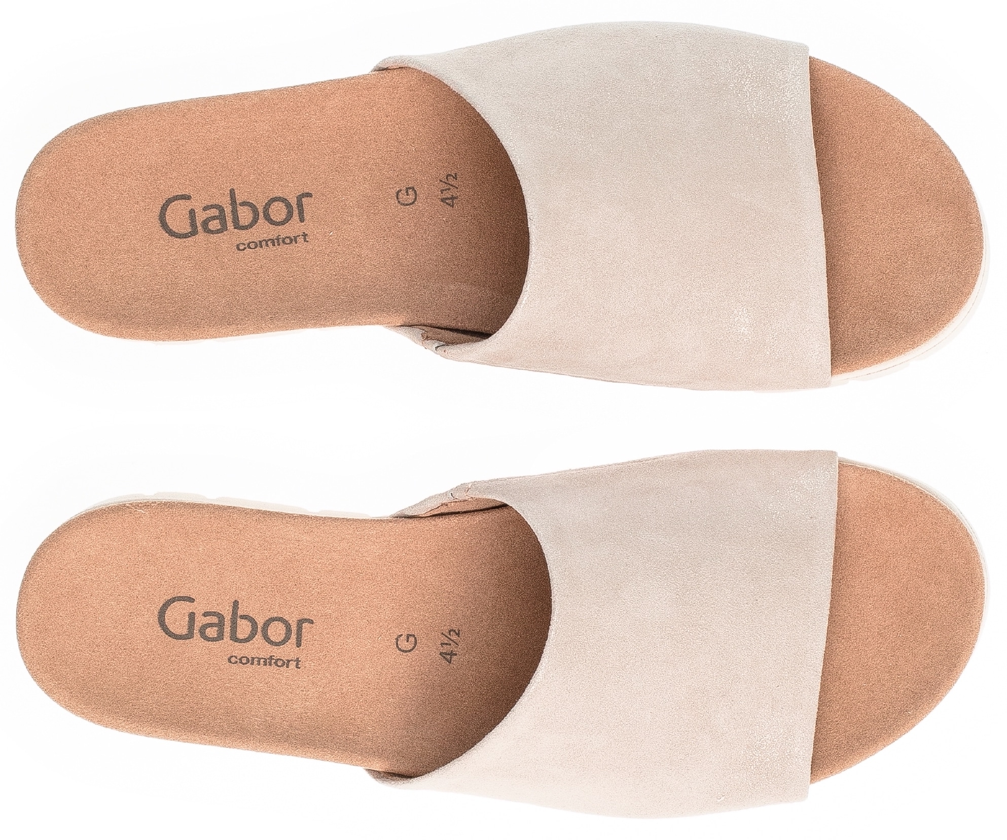 Gabor Pantolette  , Keilabsatz, Sommerschuh, Schlappen mit Gummizug