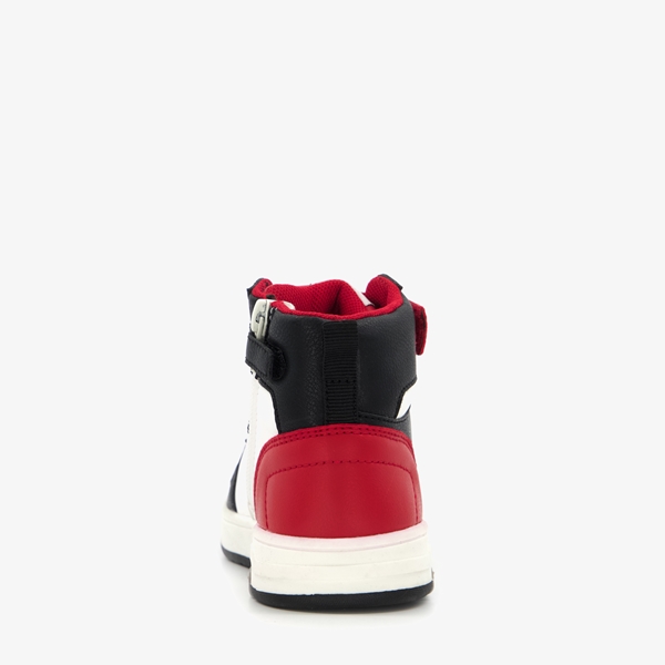 Blue Box hoge jongens sneakers zwart/rood