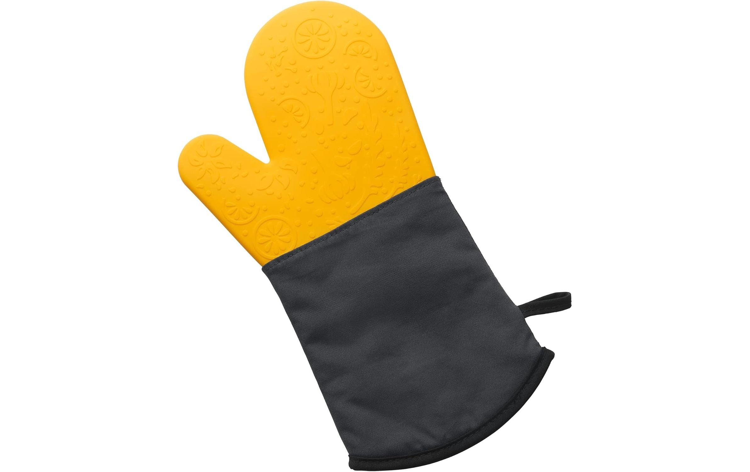 Küchenhandschuh Gelb/SchwarzSilikonhandschuch