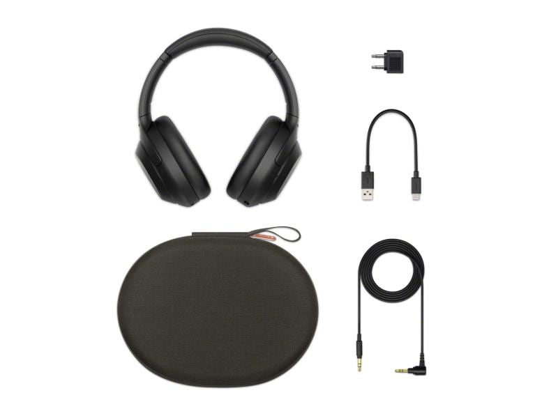 Sony Wireless Over-Ear-Kopfhörer WH-1000XM4 Schwarz Intelligente Over-Ear-Kopfhörer